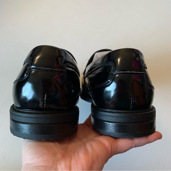 🔥SALE🔥 Nunn Bush Mens Size 11.5 Black Lincoln Moc Toe Penny Loafer NEW IN BOX - Picture 10 of 16